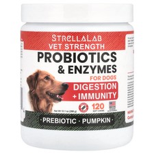 Probiotics  Enzymes, For Dogs, Bacon, 120 Soft Chews, 10.1 o 288 g 