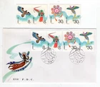Peoples Republic of China 1987 Kites T.115 MNH Stamps, Folder & FDC