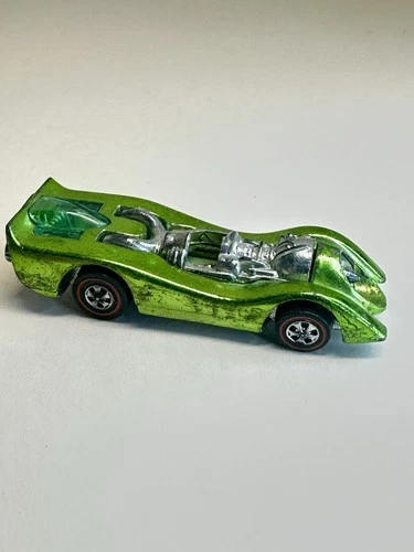 Vintage Hot Wheels 1970 Redline Green Jet Threat Die Cast - Loose