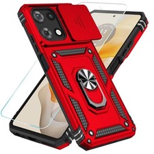 Motorola Moto G 5G 2025/Moto G 5G 2026/Moto G Play 2026 Case Red HD Kickstand