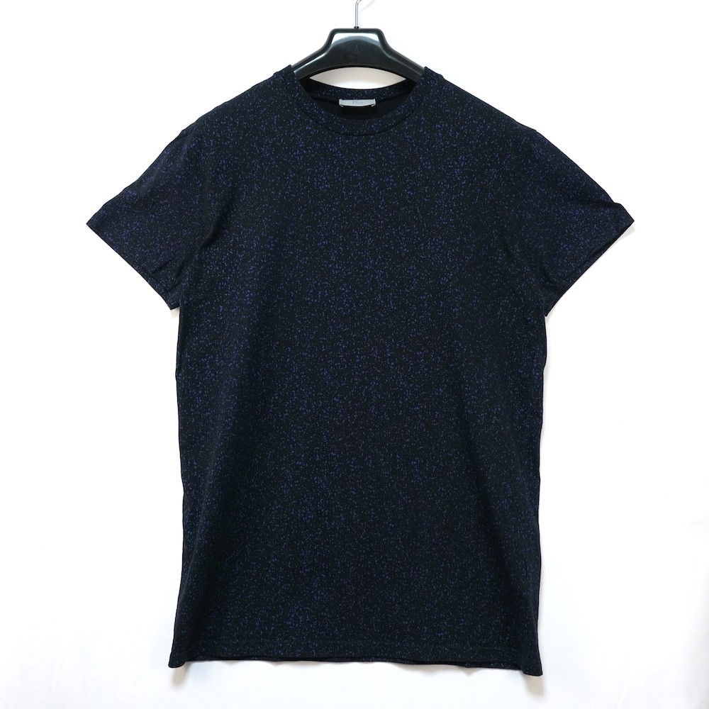 DIOR HOMME Men's All-Over Print T-Shirt Black Navy Size S 333J660I5311