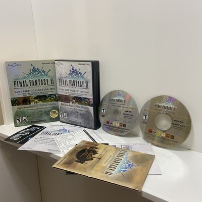 Final Fantasy XI Vana diel Collection 2007 PC Collector As Is Windows