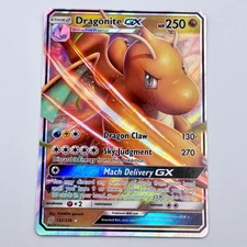Dragonite GX 152/236 Near Mint Sun & Moon Unified Minds Pokemon Holo Ultra Rare