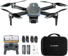 Ameta Drones with Camera for Adults 4K UHD, S20 Lite Brushless Motor FPV Foldabl