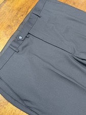 New JEAN-PAUL GERMAIN Wool Blend AIDEN Navy Blue Dress Pants Size 44 Flat Front
