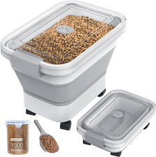 20-23 Lbs Dog Food Storage Container,Collapsible Dog Food Container Pet Food S