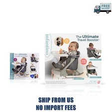 Infantino Ultimate Travel Booster Seat for Babies and Toddlers 4-36 Months, Gray