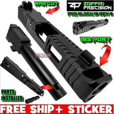 ZAFFIRI IBS BLACK COMPLETE PORTED SLIDE BLK CHUNK BARREL UPK GLOCK 19 GEN 3 IBS