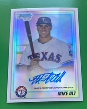 Mike Olt 2010 Bowman Draft Chrome RC Refractor Auto #BDPP65 LTD #340/500
