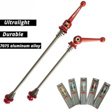 Bicycle Quick Release Titanium Lightest CNC Alloy Cycling Wheel Hub Skewers Set
