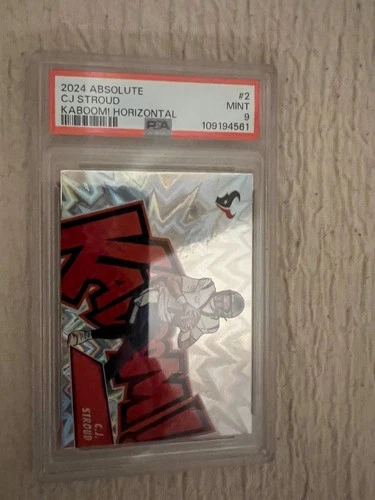2024 PANINI ABSOLUTE KABOOM! HORIZONTAL CJ STROUD #2 PSA 9 MINT