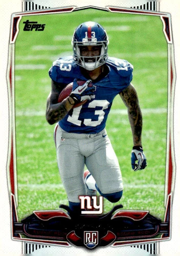 2014 Topps #355 Odell Beckham Jr. Rookie New York Giants