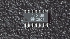 Motorola MC14013B (14013B) Dual D-Type Flip-Flop IC SOIC14 - New