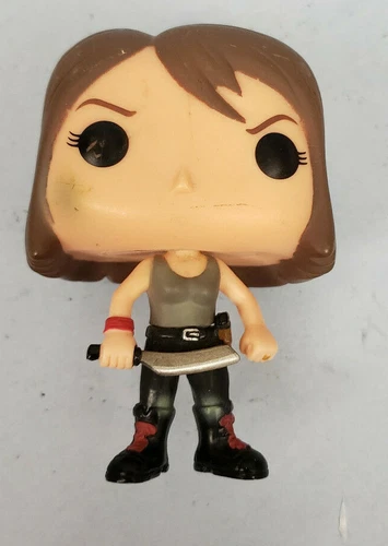 The Walking Dead Funko Pop Pops #98 Maggie Rhee W/ Knife Ex. Cond. 2014 Vaulted