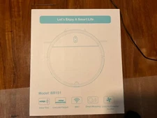 MAMNV BR151 Robot Vacuum and Mop Combo Smart Vacuum Cleaner-Black