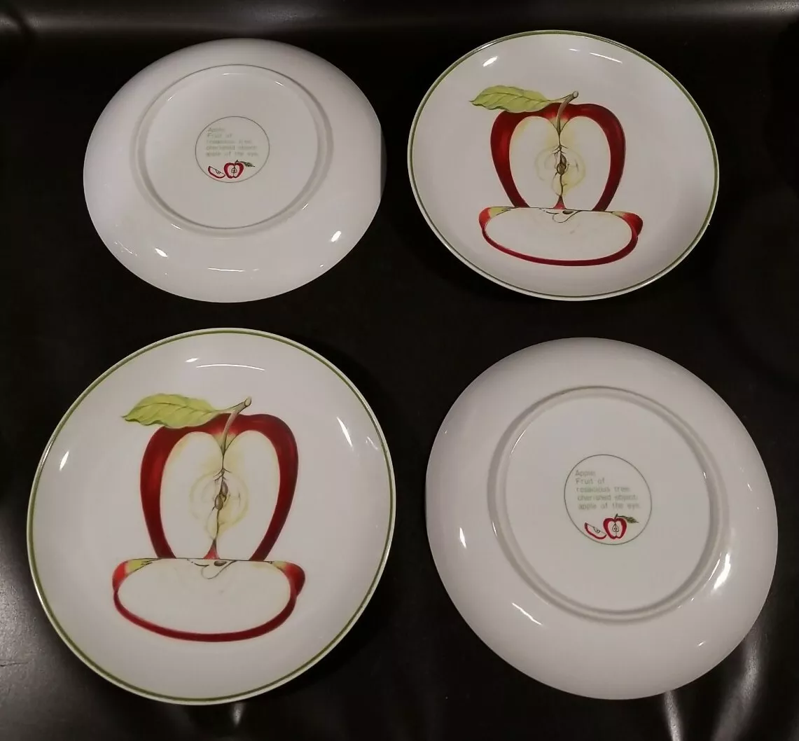 Apple hot sale plate set