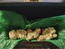 3 Lenox Treasures in Balsa Box, Handmade, Christmas Theme, ready for giving