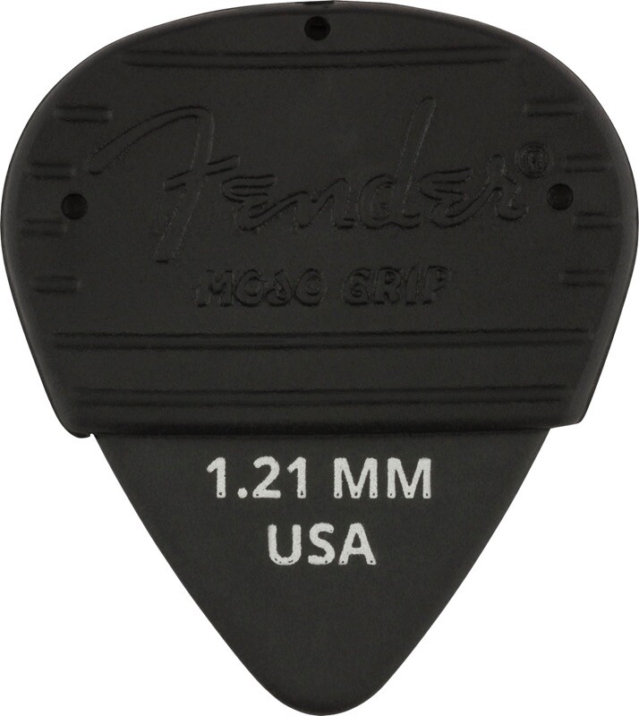 Fender MOJO GRIP Dura-Tone Delrin Guitar Picks 1.21mm 3-Pack Black