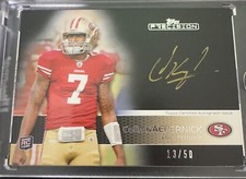 2011 Topps Precision Gold Ink Colin Kaepernick Auto RC #105 /50 Ungraded Card
