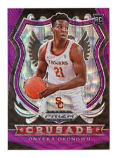 2020 Panini Prizm Draft Picks Crusade Purple Wave Onyeka Okongwu #85 Rookie RC