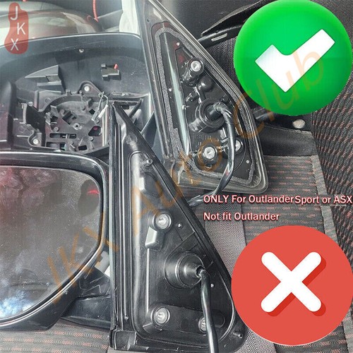 Kit de espejo retrovisor izquierdo de 9 cables u para Mitsubishi Outlander Sport ASX 2011-2023 - Imagen 10 de 11
