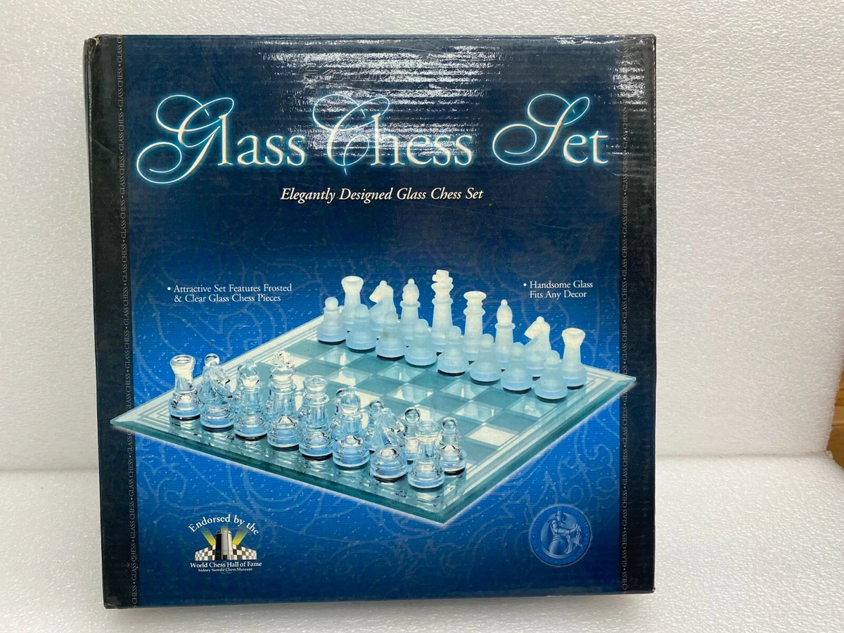 PAVILION GLASS CHESS Set Limited Edition W/ Smoked Glass