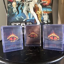 Middle Earth CCG Lord Rings Challenge Deck Sealed Lot With Acrylic Cases Rare NM