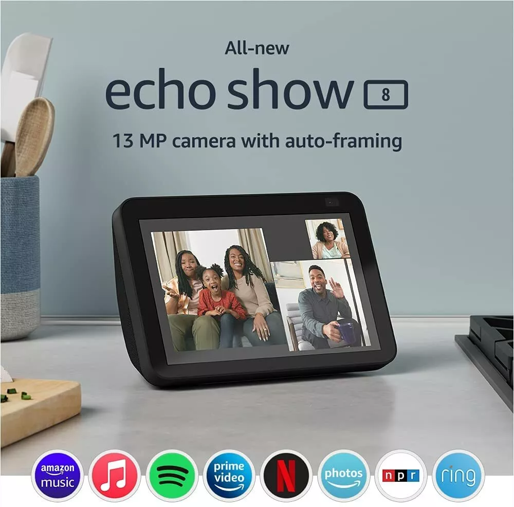 Echo Show 15 with Alexa, Full HD Smart Display with 5 MP Camera