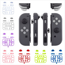 Clear Full Set Buttons Replacement for Nintendo Switch Joy-con OLED Joy-con Keys