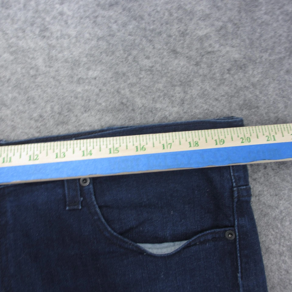 Adam Levine Jeans Men's 38x30 Blue Dark Wash Straight Leg Jeans - Image 3 of 4