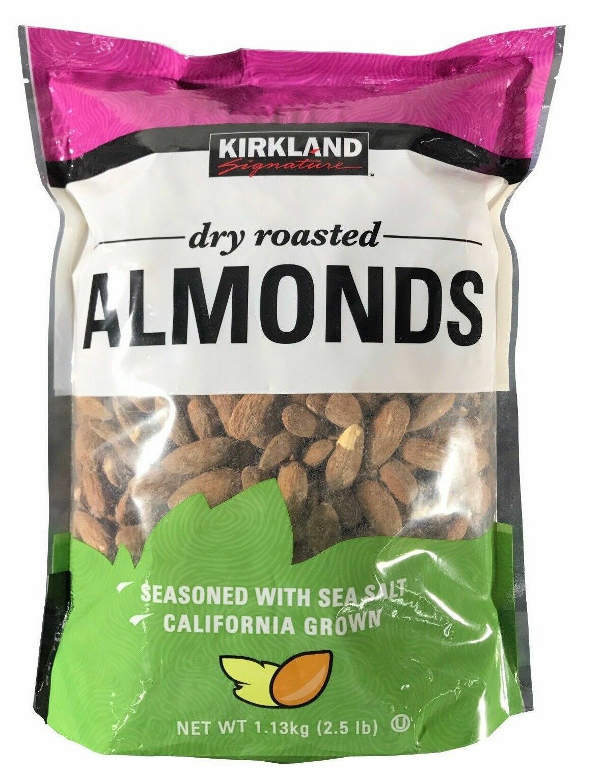 Kirkland Signature Dry Roasted Almonds, 2.5 lbs 96619723829 eBay