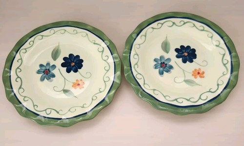 Zweier Set Pfaltzgraff Verona Salat/Vorspeise Teller handbemalt (P19) - Bild 2 von 6