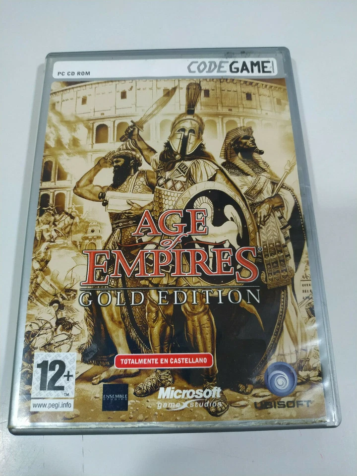 Age of Empires Gold Edition PC CD-ROM Castellano CodeGame España COMPLETO Pal⁠, foto 1 de 5