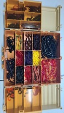 Huge Lot Jellyworm Mister Twister Creme Lindy Bass Pro Cabbelas Hundreds In Here