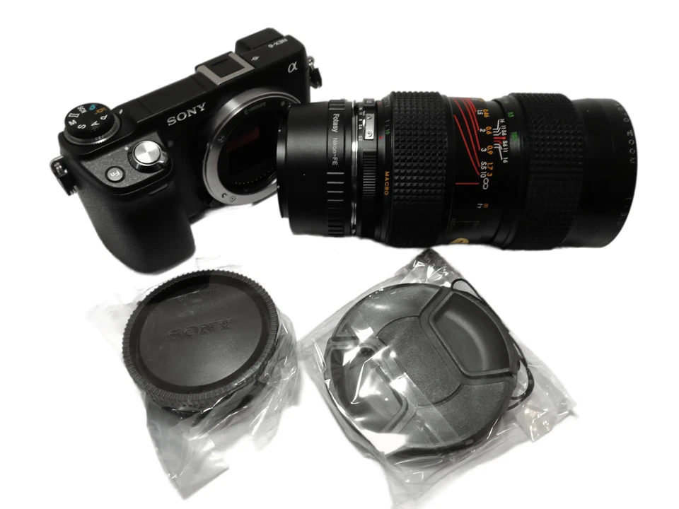 Lente zoom macro estándar gran angular Sony E-mount adaptada ZYKKOR 35-105 mm F/3,5 Foto 2 de 4