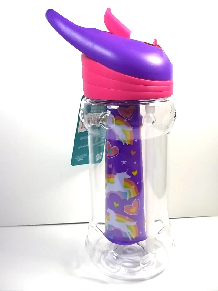 Botella de agua de plástico Cool Gear 14 oz. Freeze Stick Caño Abatible Elige del menú Foto 3 de 4