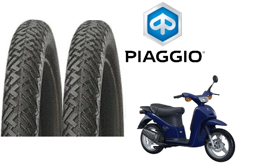 Kit 2 Pneumatici Moto 2 3/4-14 80/80 + 2 Camere D'Aria - Per Piaggio E Altri Modelli - Foto 5