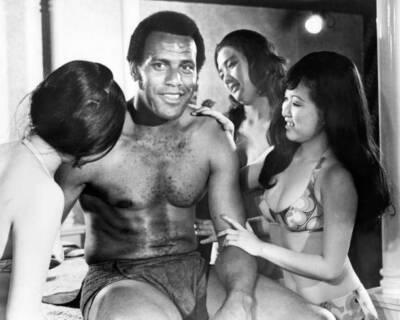 Fred Williamson as Jefferson Bolt in the film That Man Bolt 1973 Old Photo