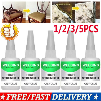 #ad 1 3 5Pack Welding High Strength Oily Glue Uniglue Universal Super Glue 50ml $12.70