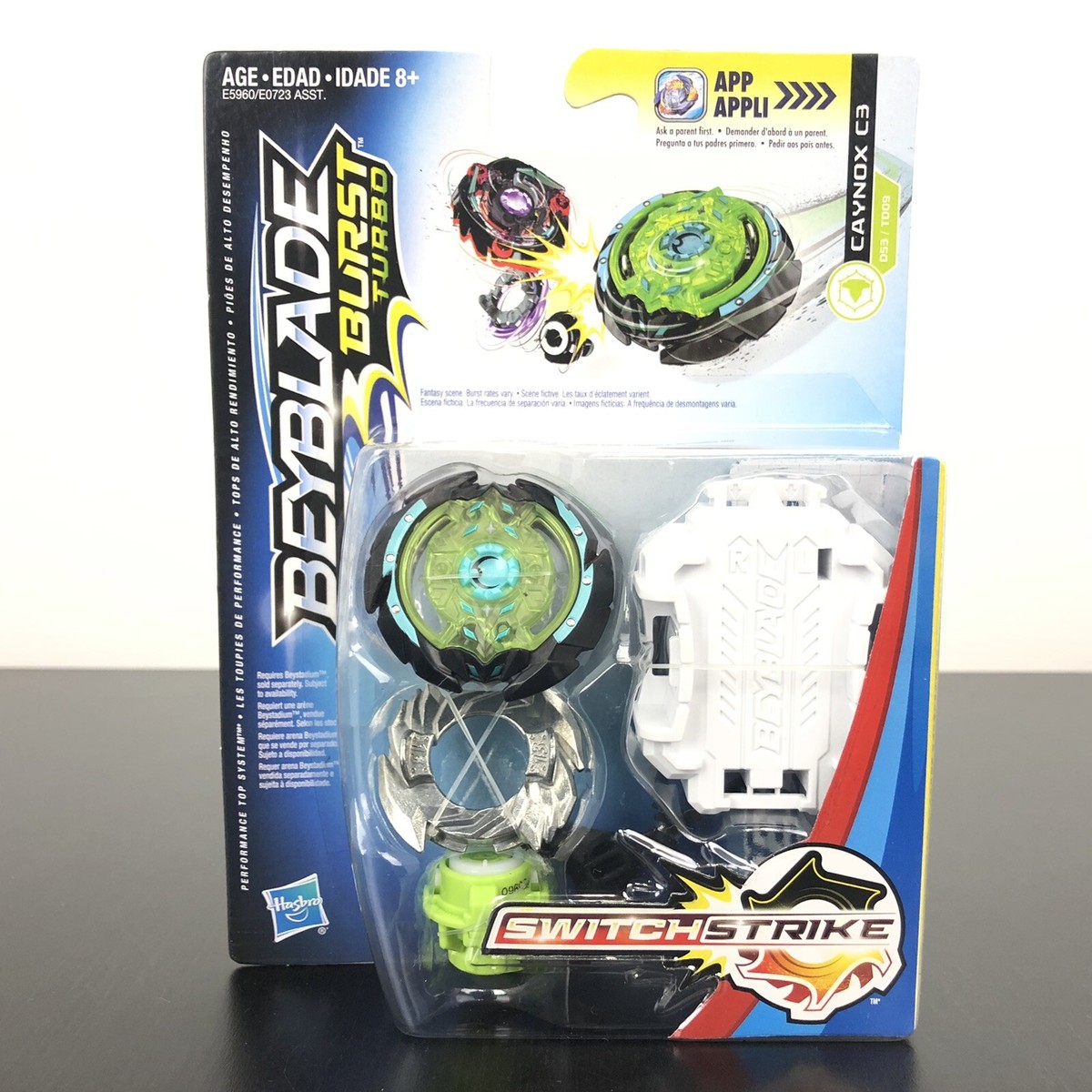 Beyblade Burst Turbo SwitchStrike - Caynox C3 - D53/TD09 Starter