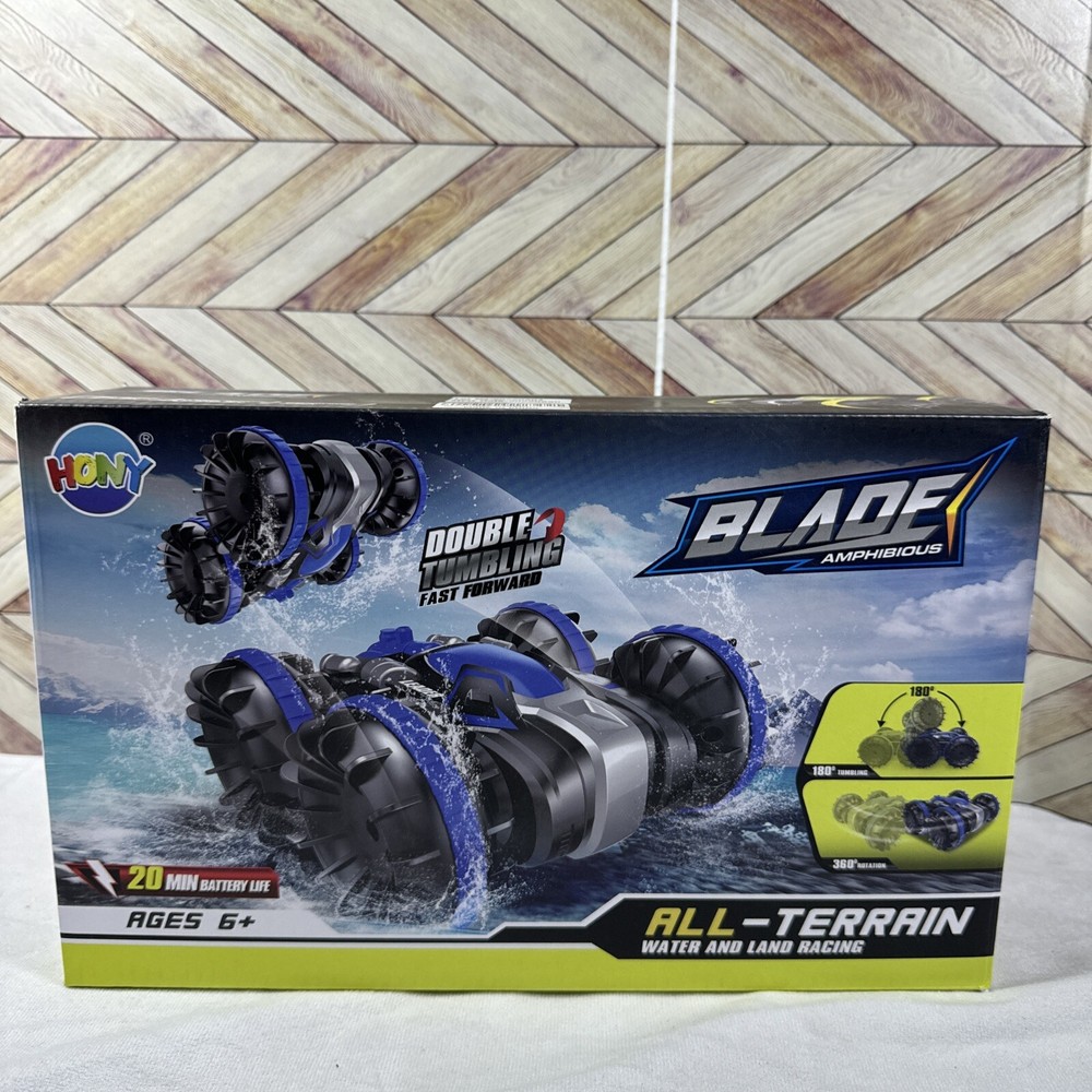 Amphibious Reversible All Terrain Remote Control Stunt Car Toy