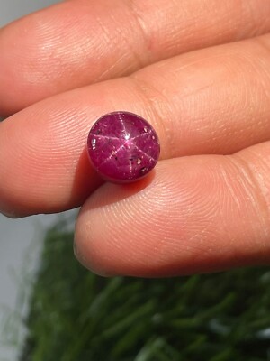 Natural 6rays ruby star,loose star ruby old burmese stone,