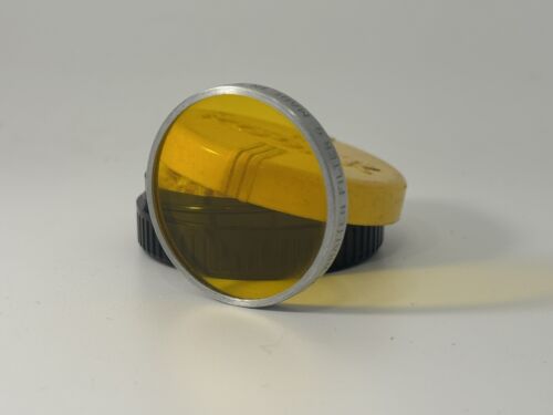 Kodak Series VI Wratten Glass Yellow G Filter Made In The USA