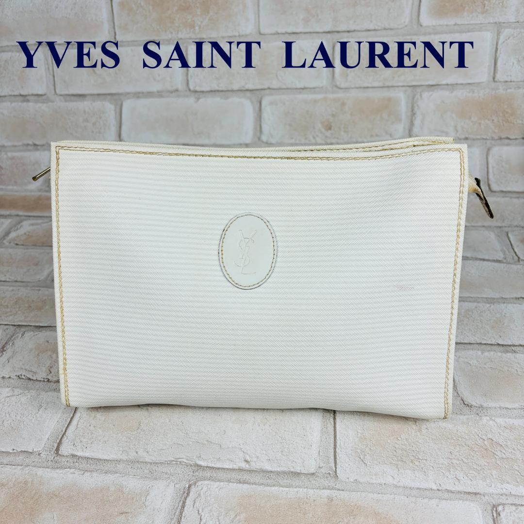 Borsa pochette Yves Saint Laurent vintage s borsa bianca