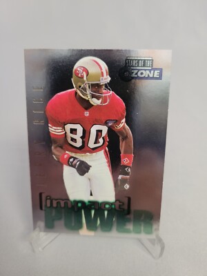 Jerry Rice 1995 Skybox Impact Power Stars of The Zone #IP11
