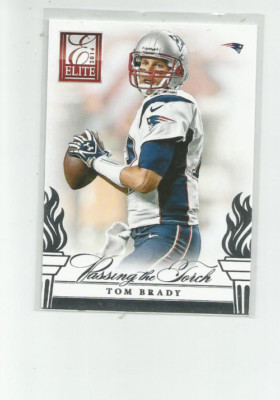 2014 ELITE PASSING THE TORCH SILVER #3 PEYTON MANNING/TOM BRADY