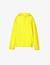 032c Unisex Bright Yellow 100% Organic Cotton Oversized Hoody LARGE BNWT Rare