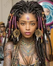 Ebony Girl Model Photo Risque 8x10 Art Print C11197