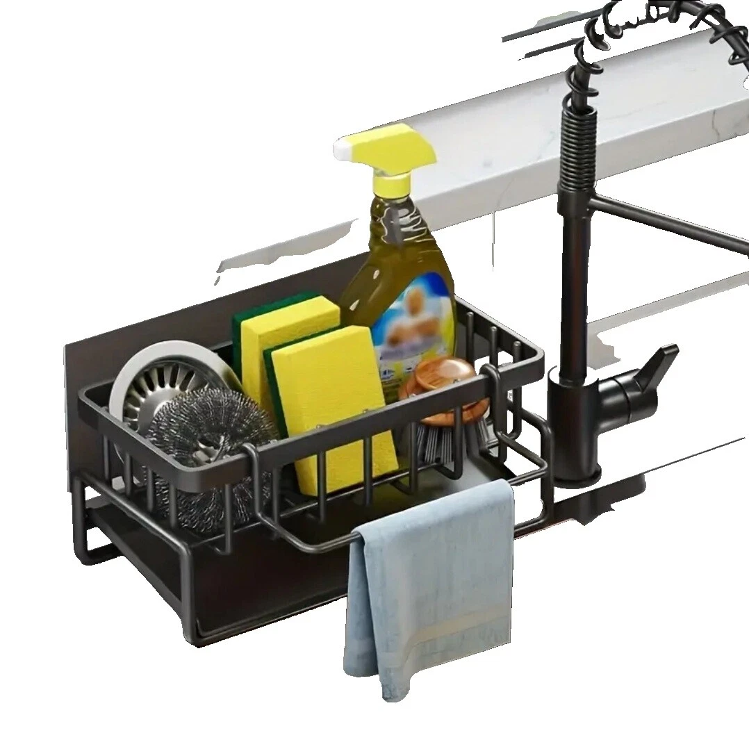 Organizadores de acero inoxidable fregadero de cocina Multicolor