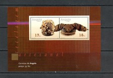 R0437 Angola 2001 Kunst Handgefertigt Weben Blatt MNH